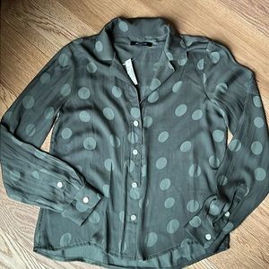 Madewell Jacquard Dot Shirt